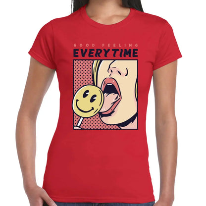 Good Feeling Ladies T-shirt - Tshirtpark.com
