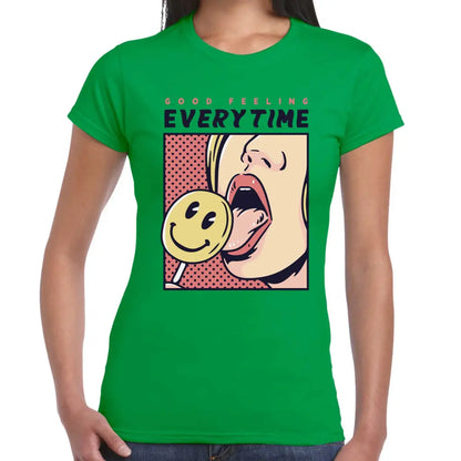 Good Feeling Ladies T-shirt - Tshirtpark.com