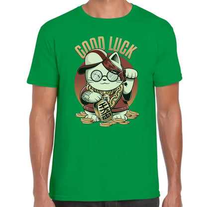 Good Luck Cat T-Shirt - Tshirtpark.com
