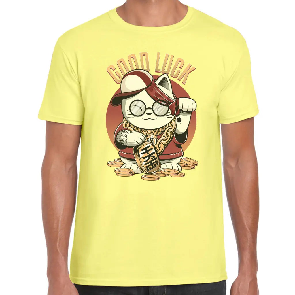 Good Luck Cat T-Shirt - Tshirtpark.com