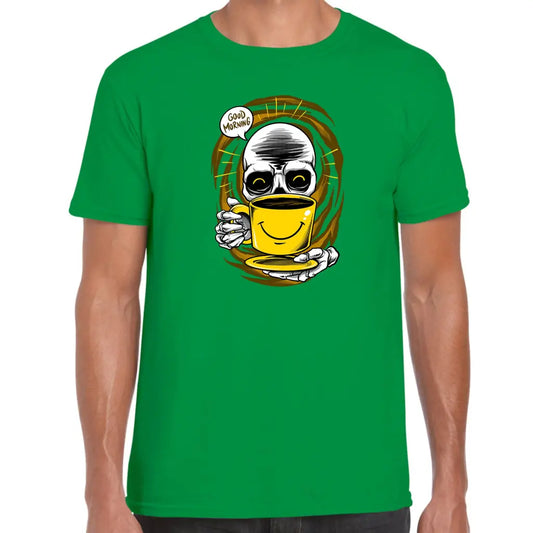 Good Morning Skull T-Shirt - Tshirtpark.com