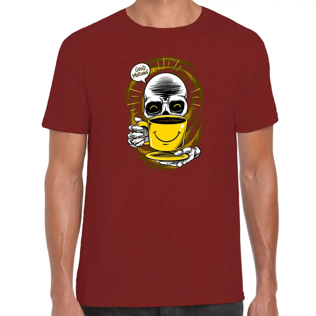 Good Morning Skull T-Shirt - Tshirtpark.com