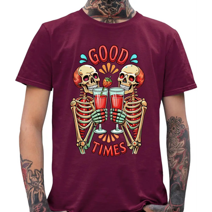 Good Times Skulls T-Shirt - Tshirtpark.com