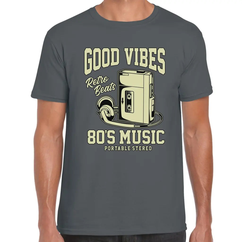 Good Vibes Walkman T-Shirt - Tshirtpark.com