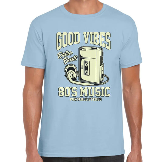 Good Vibes Walkman T-Shirt - Tshirtpark.com