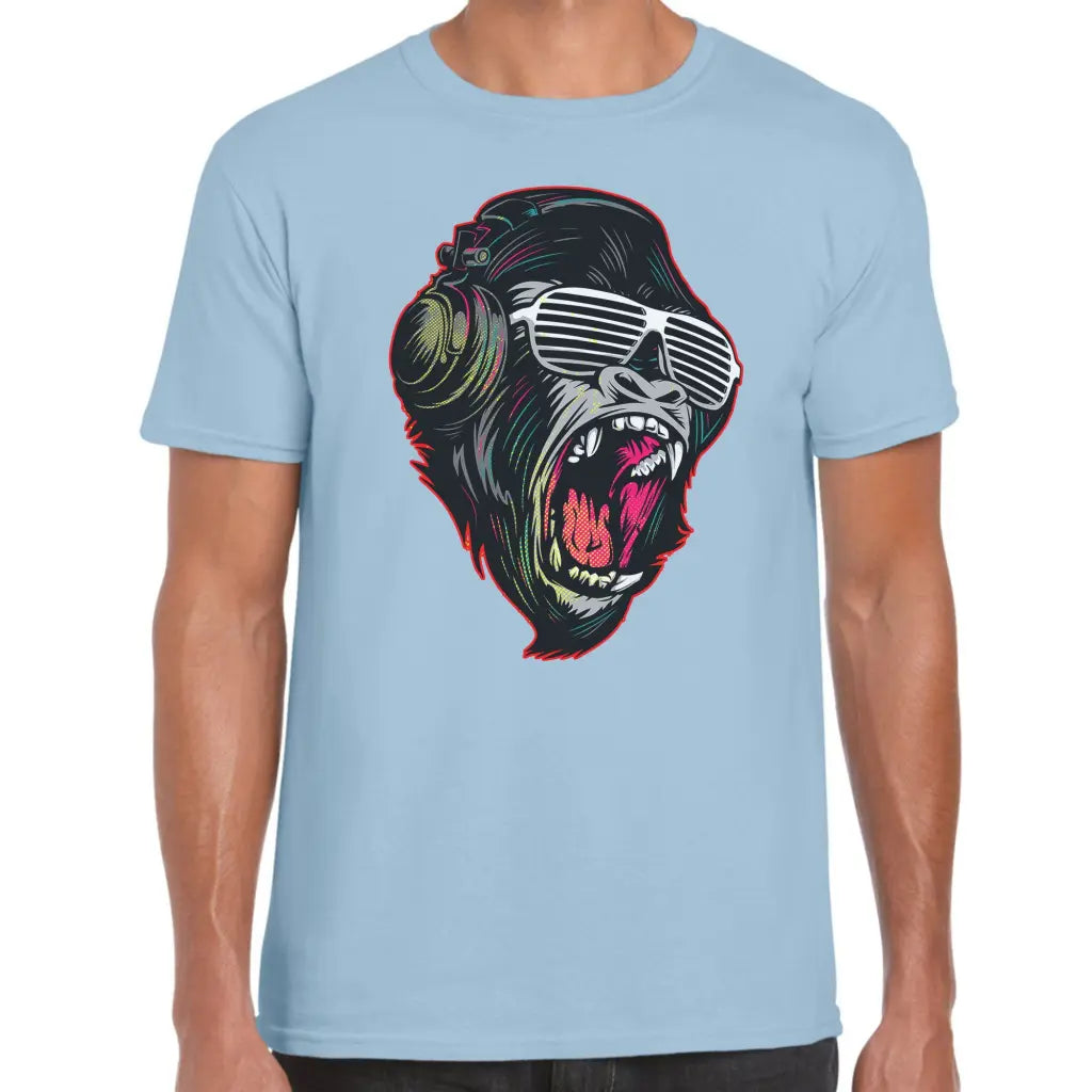 Gorilla Headphones T-Shirt - Tshirtpark.com