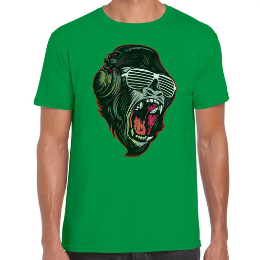 Gorilla Headphones T-Shirt - Tshirtpark.com