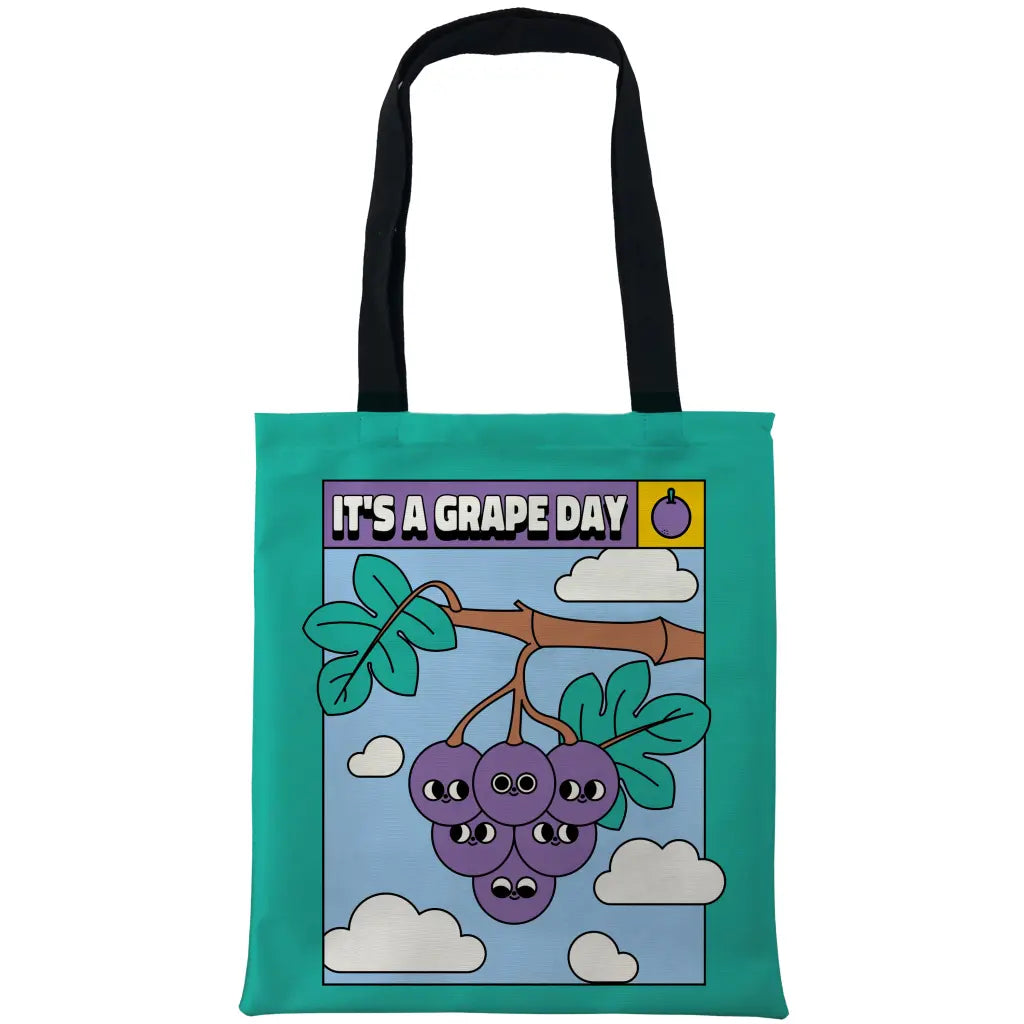 Grape Day Tote Bags - Tshirtpark.com