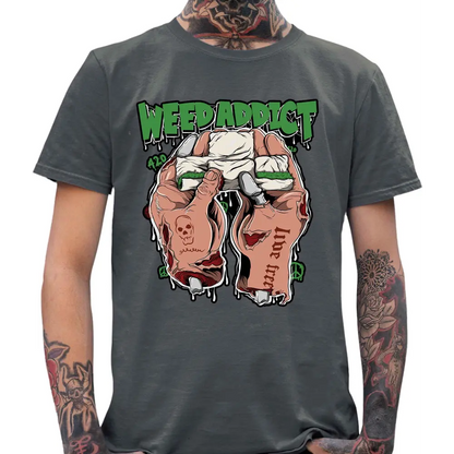 Green Addict T-Shirt - Tshirtpark.com