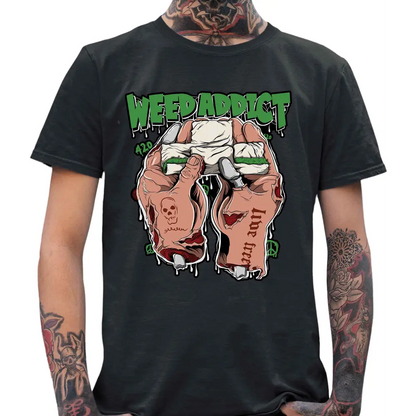 Green Addict T-Shirt - Tshirtpark.com