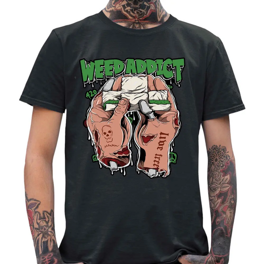 Green Addict T-Shirt - Tshirtpark.com