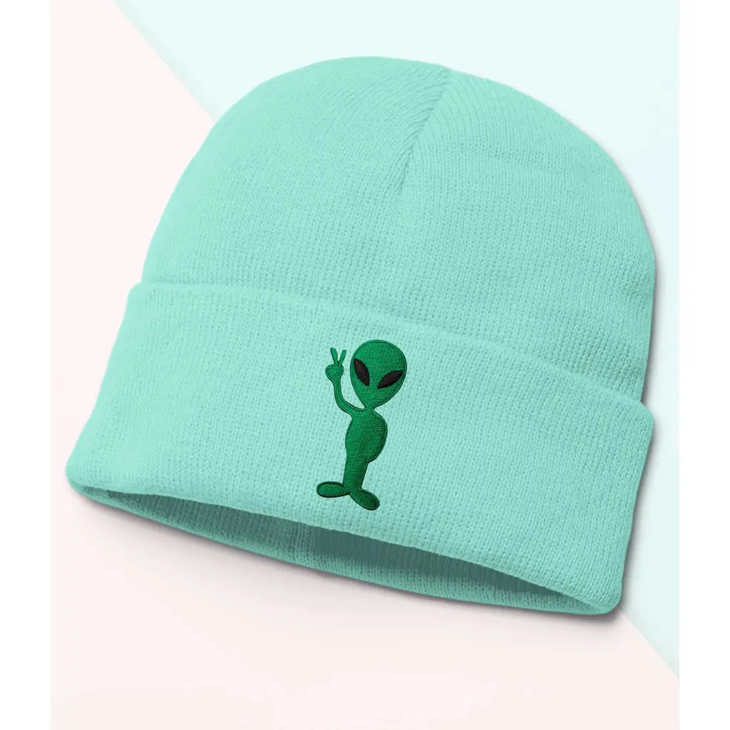 Green Alien Beanie - Tshirtpark.com