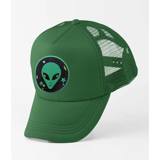 Green Alien Trucker Cap - Tshirtpark.com