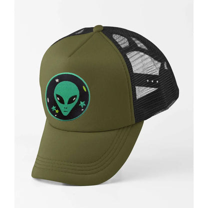 Green Alien Trucker Cap - Tshirtpark.com