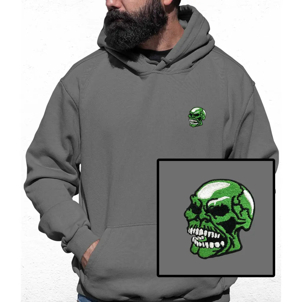 Green Man Embroidered Colour Hoodie - Tshirtpark.com