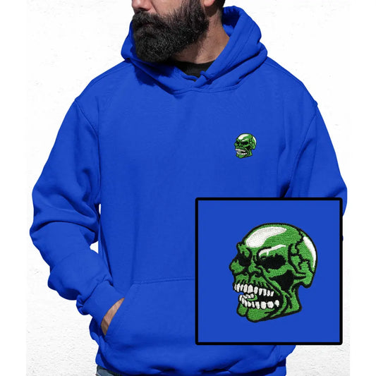 Green Man Embroidered Colour Hoodie - Tshirtpark.com
