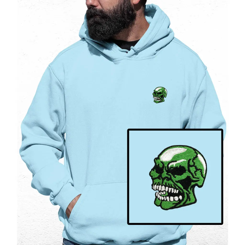 Green Man Embroidered Colour Hoodie - Tshirtpark.com