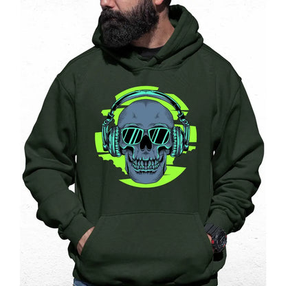 Green Skull Colour Hoodie - Tshirtpark.com