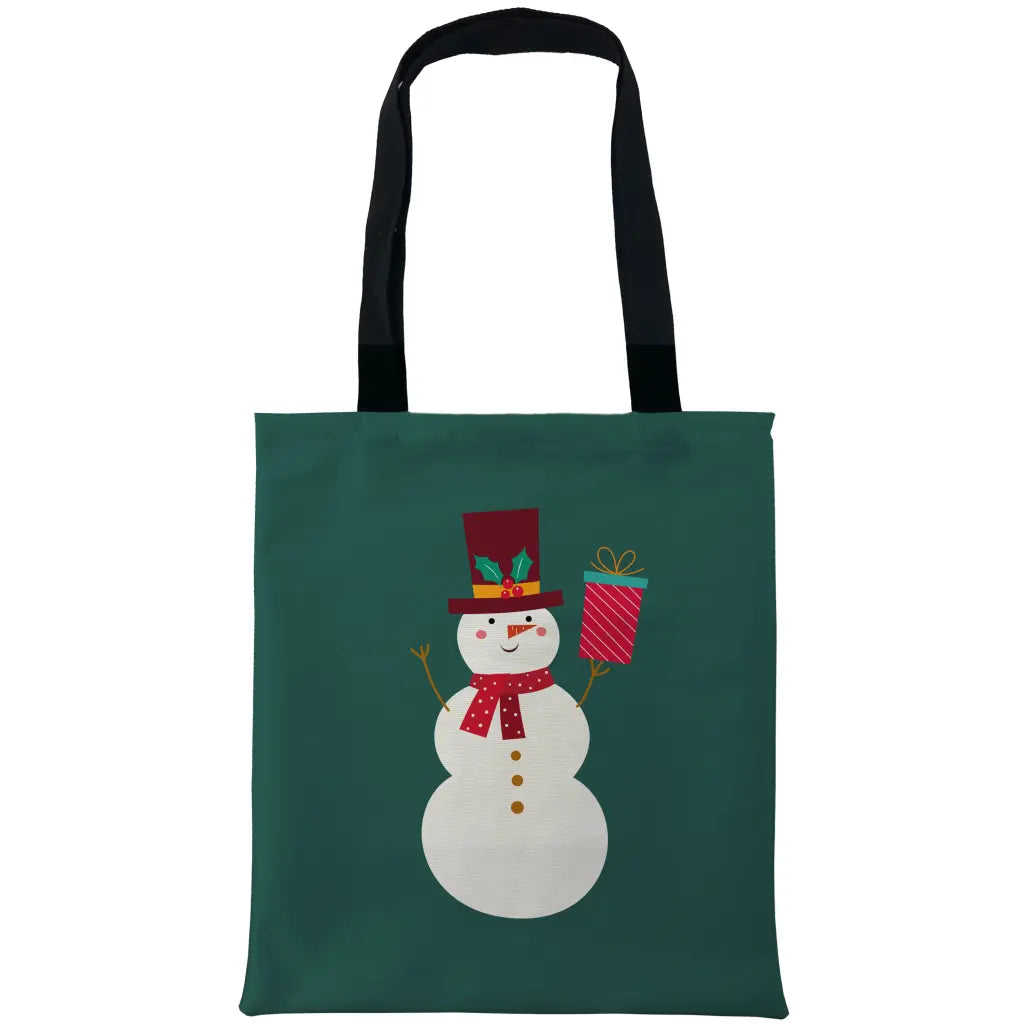 Green Snowman Bags - Tshirtpark.com