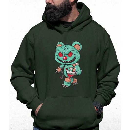 Green Zombie Teddy Colour Hoodie - Tshirtpark.com