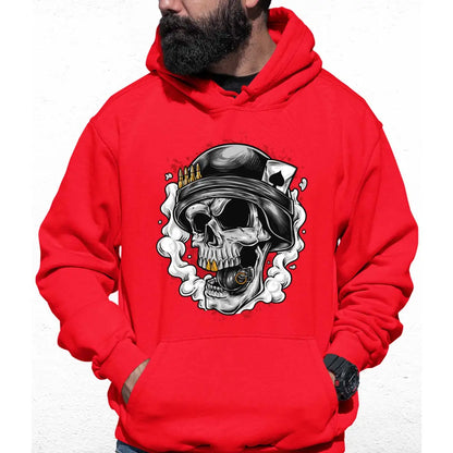 Grenade Eating Skull Colour Hoodie - Tshirtpark.com