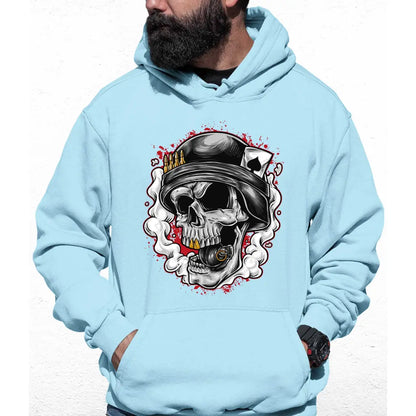 Grenade Eating Skull Colour Hoodie - Tshirtpark.com