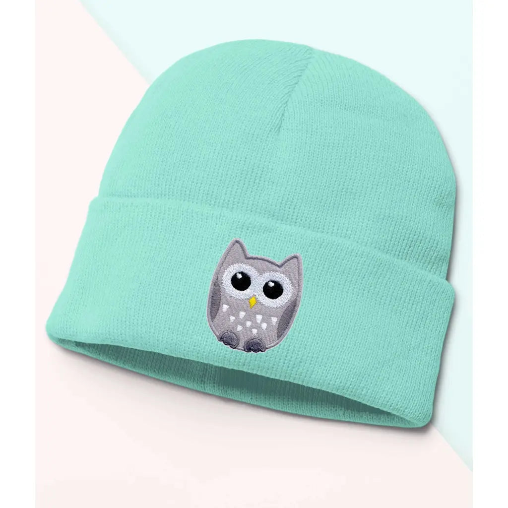 Grey Owl Beanie - Tshirtpark.com