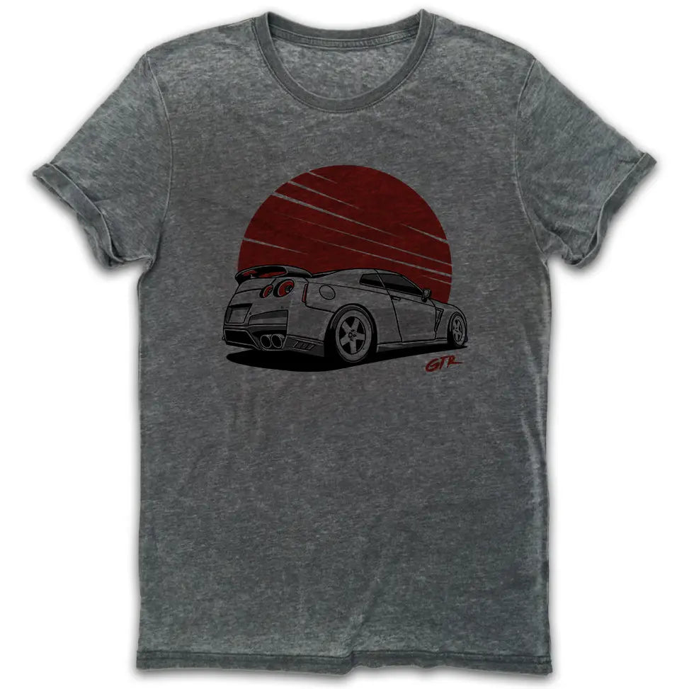 GTR Vintage Burn-Out T-Shirt - Tshirtpark.com