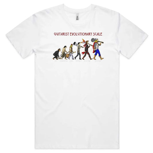 Guitarist Evolutionary Scale T-Shirt - Tshirtpark.com