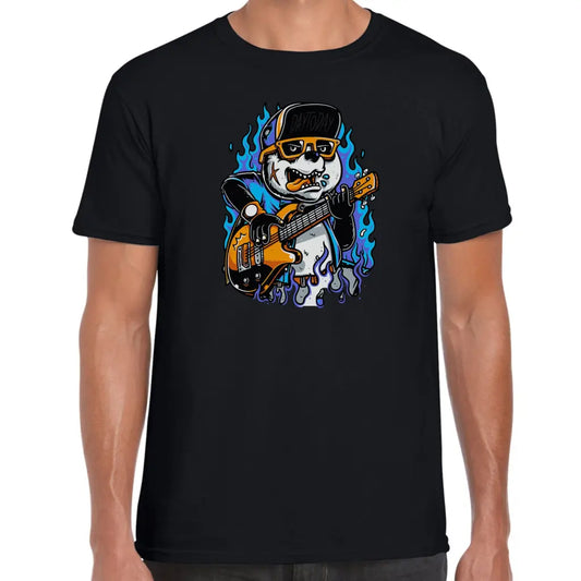 Guitarist Panda T-Shirt - Tshirtpark.com