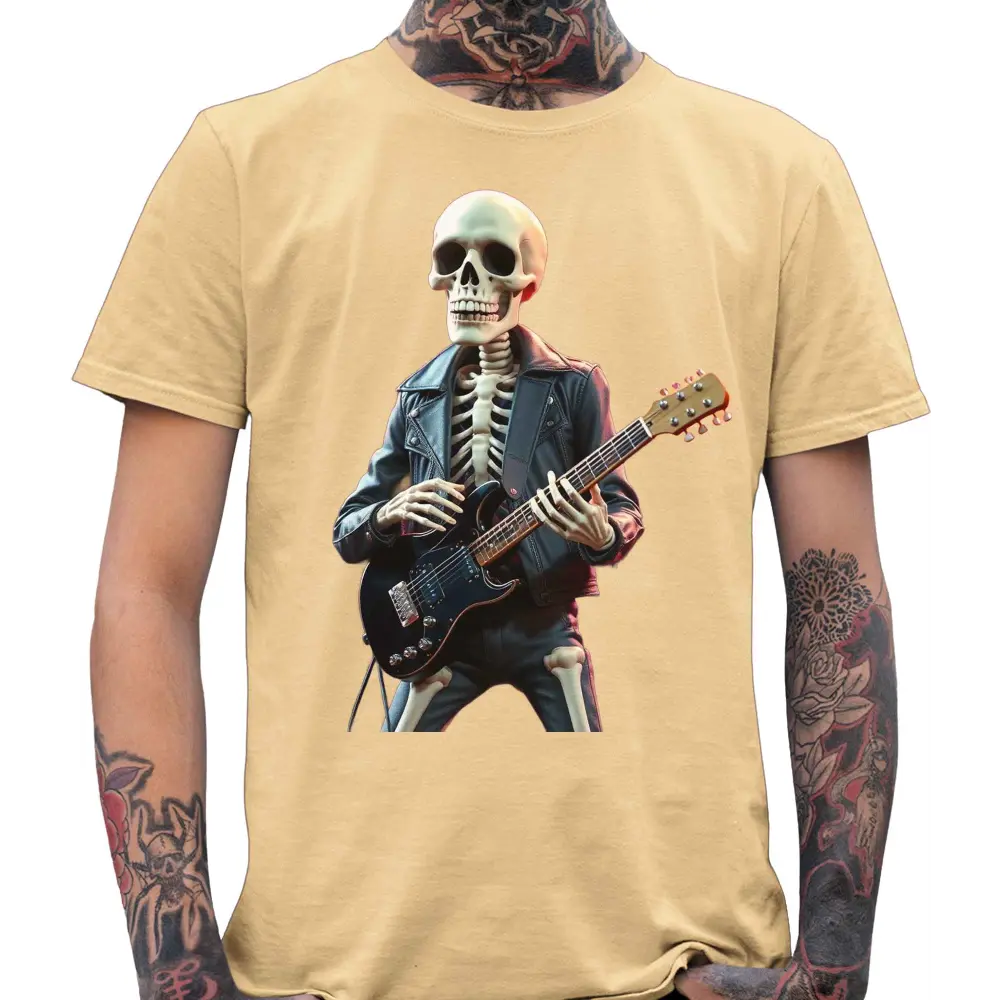 Guitarist Skeleton T-Shirt - Tshirtpark.com