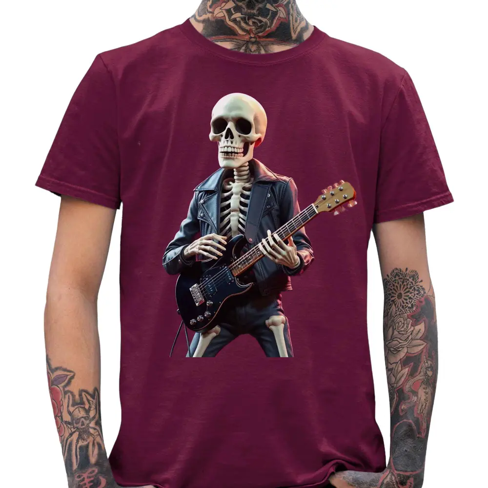 Guitarist Skeleton T-Shirt - Tshirtpark.com