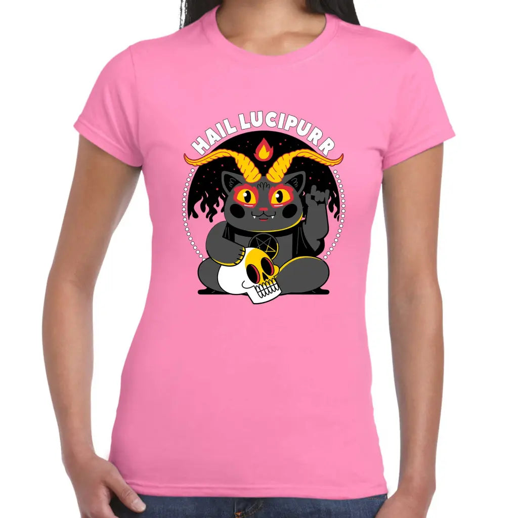 Hail Lucipurr Ladies T-shirt - Tshirtpark.com