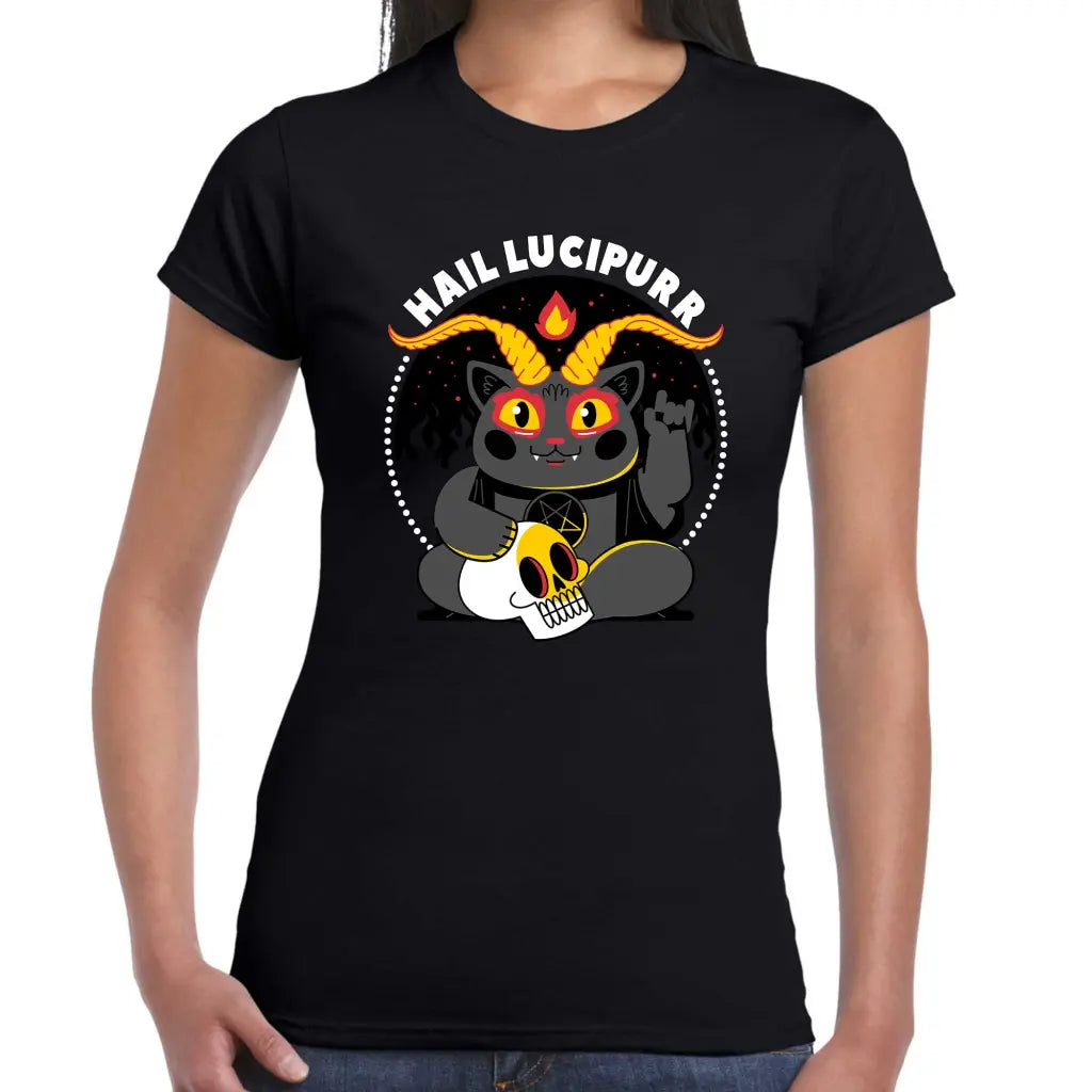 Hail Lucipurr Ladies T-shirt - Tshirtpark.com