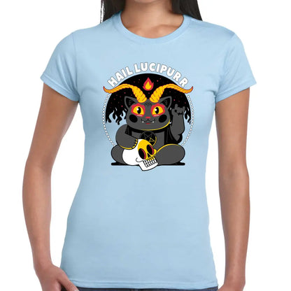 Hail Lucipurr Ladies T-shirt - Tshirtpark.com