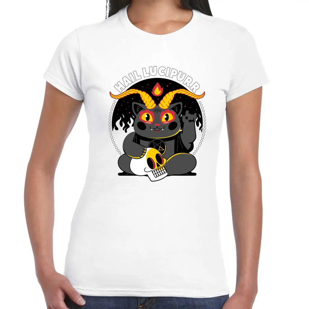 Hail Lucipurr Ladies T-shirt - Tshirtpark.com