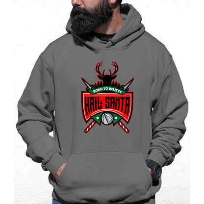 Hail Santa Colour Hoodie - Tshirtpark.com