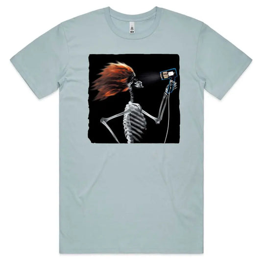 Hair Dryer Skull T-Shirt - Tshirtpark.com