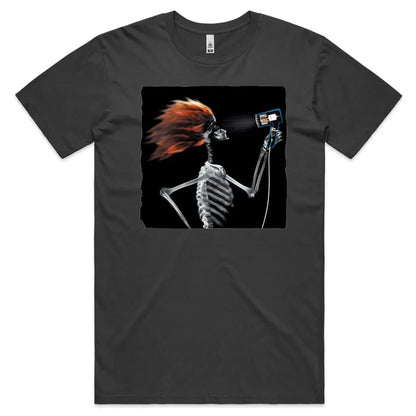 Hair Dryer Skull T-Shirt - Tshirtpark.com