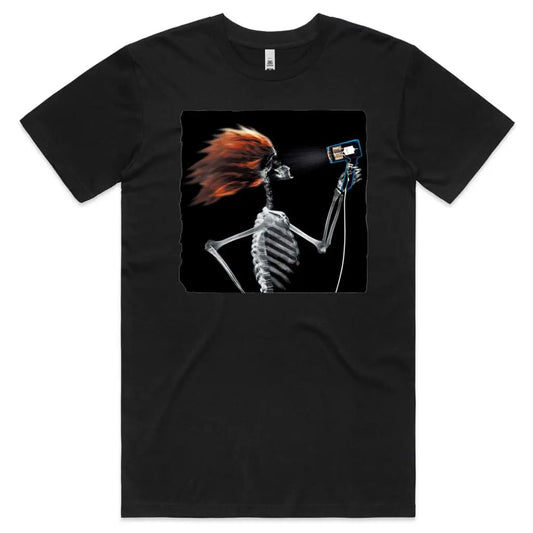 Hair Dryer Skull T-Shirt - Tshirtpark.com