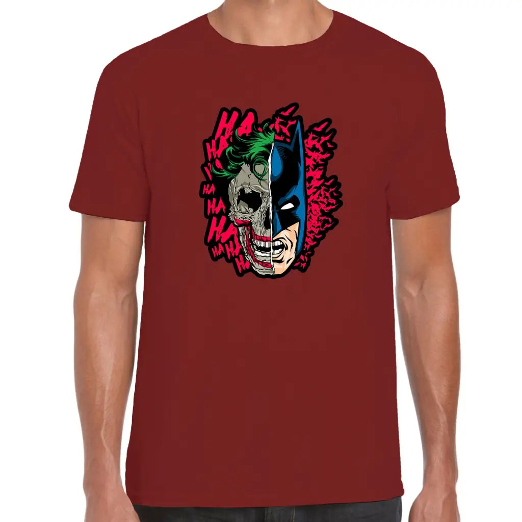 Half Face Clown T-Shirt - Tshirtpark.com