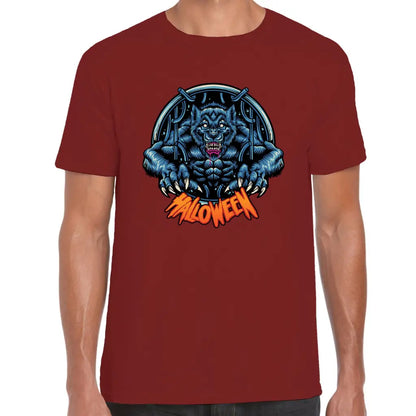 Halloween Blue Wolf T-Shirt - Tshirtpark.com