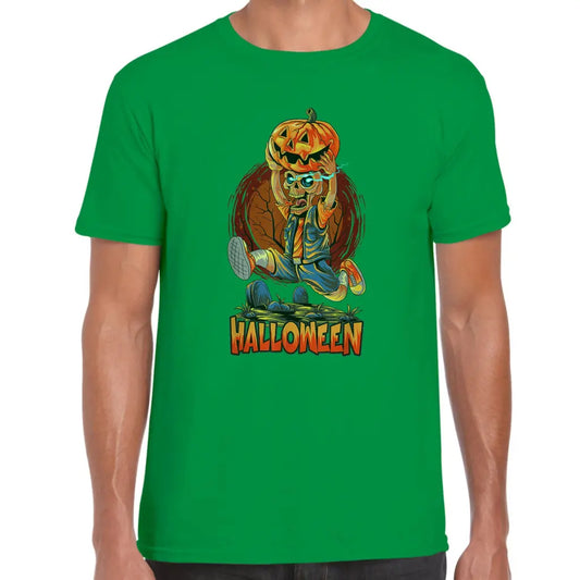 Halloween Skeleton Pumpkin T-Shirt - Tshirtpark.com