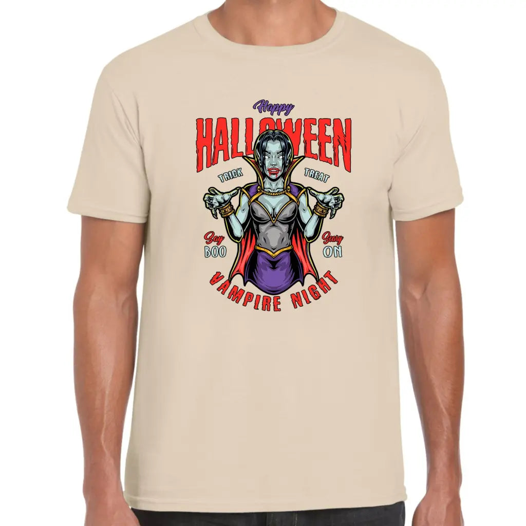 Halloween Vampire Night T-Shirt - Tshirtpark.com