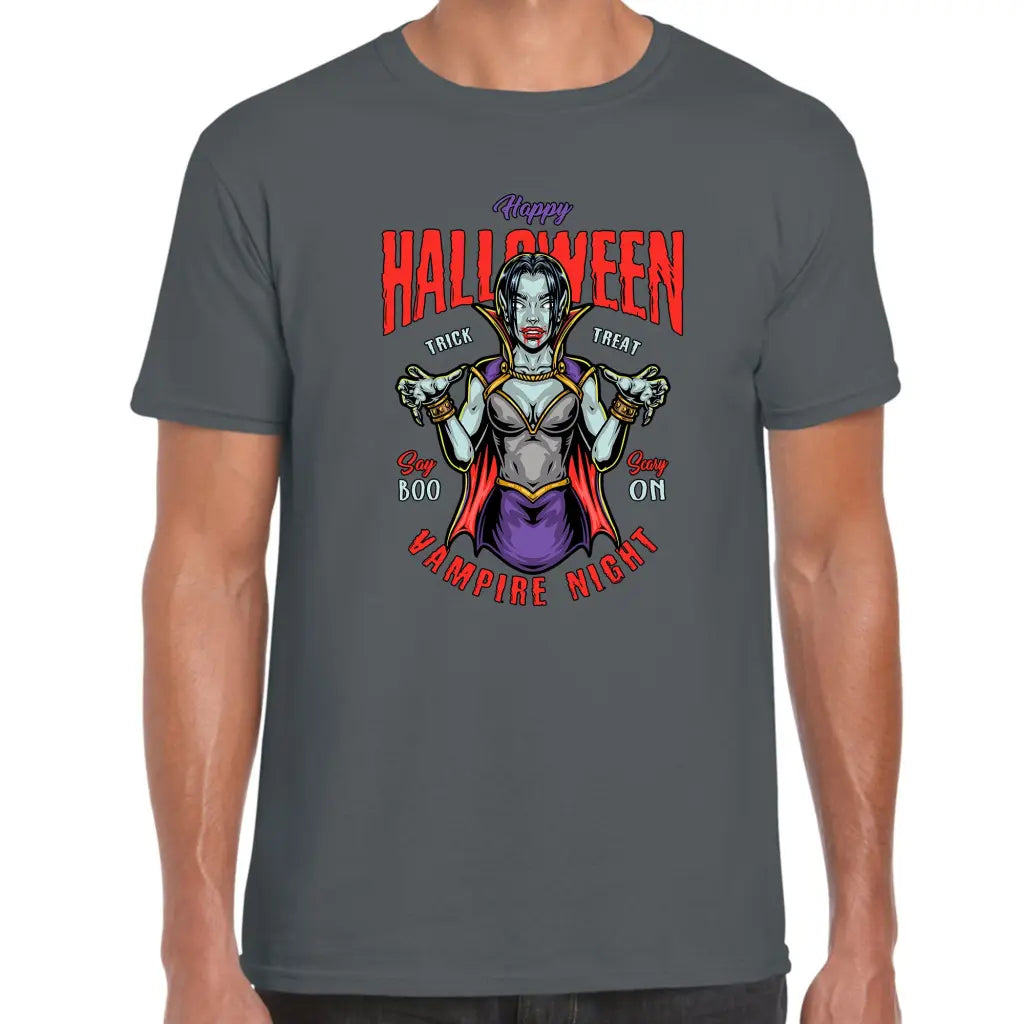 Halloween Vampire Night T-Shirt - Tshirtpark.com