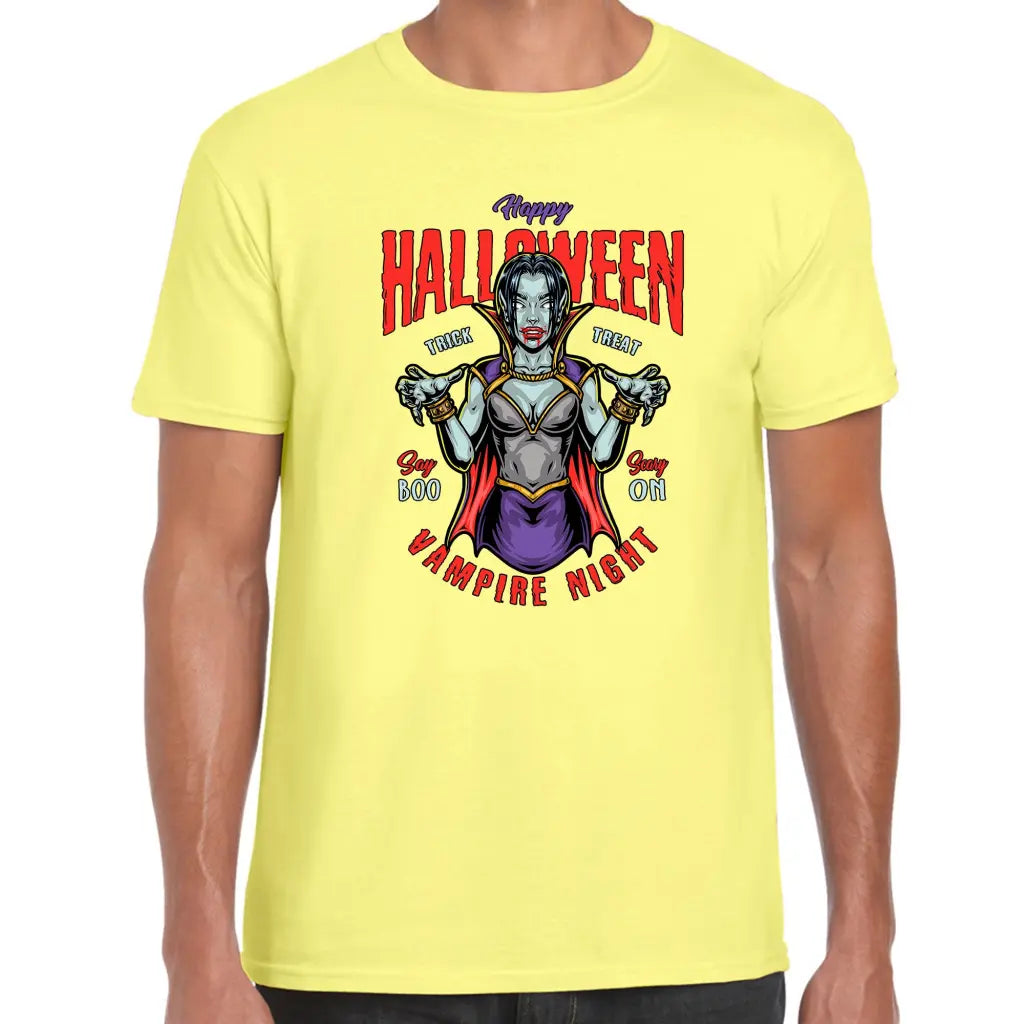 Halloween Vampire Night T-Shirt - Tshirtpark.com