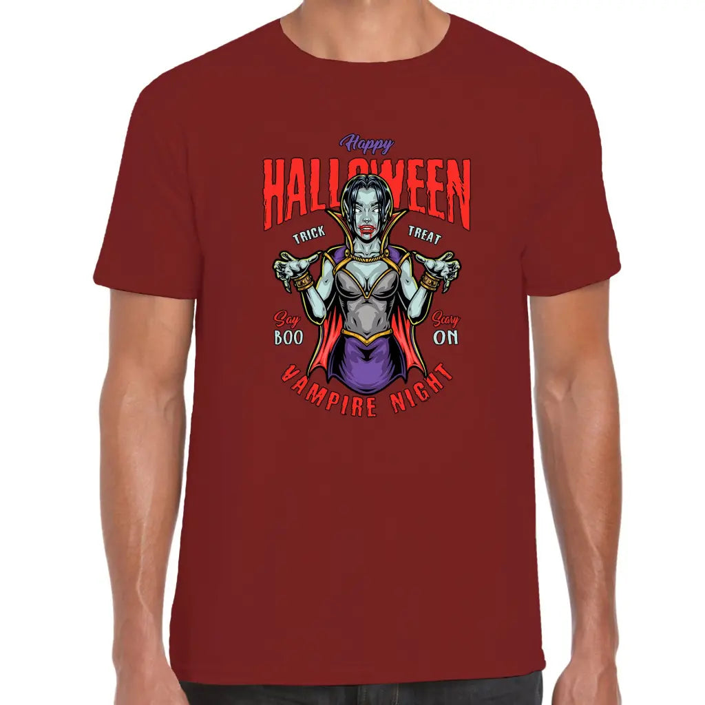 Halloween Vampire Night T-Shirt - Tshirtpark.com