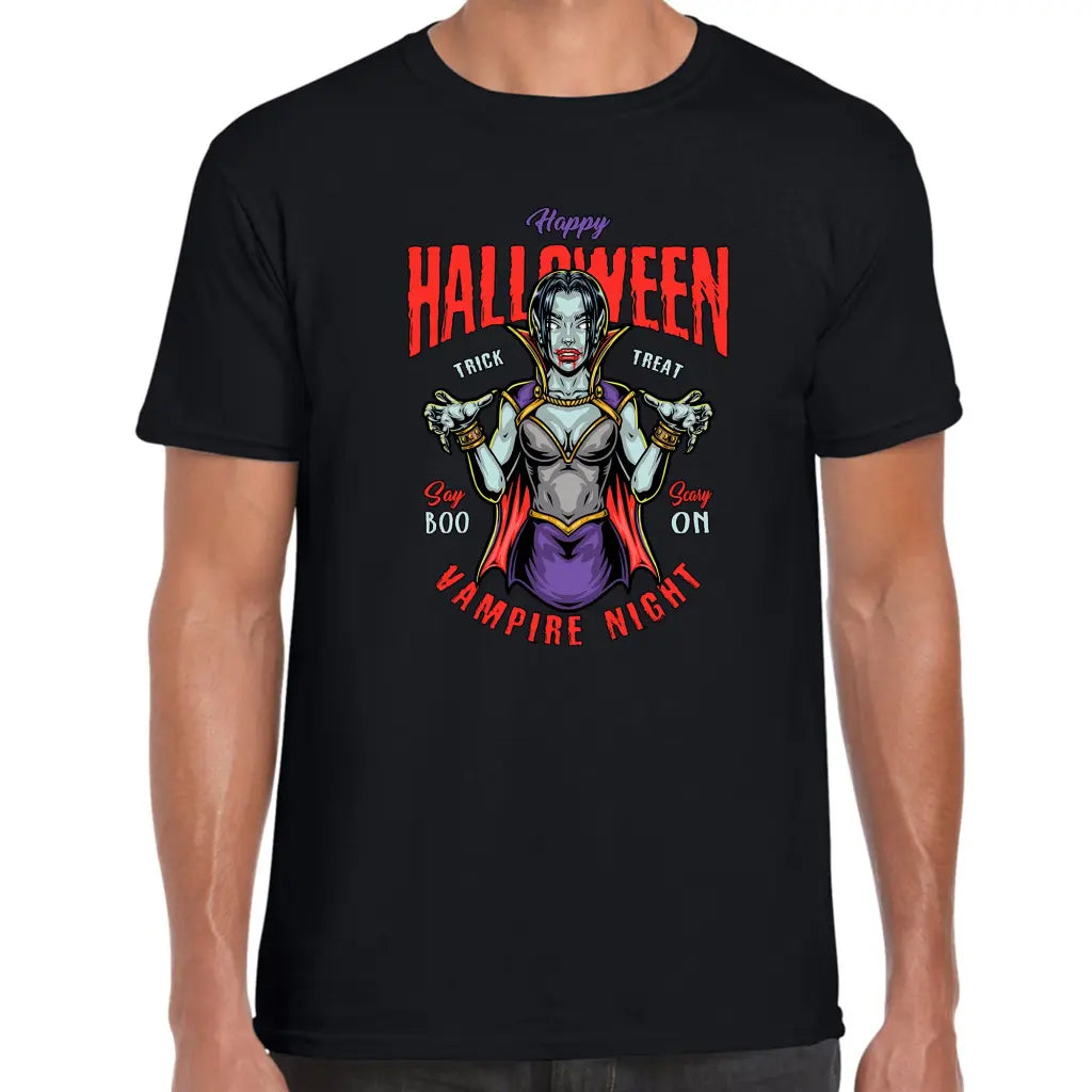 Halloween Vampire Night T-Shirt - Tshirtpark.com