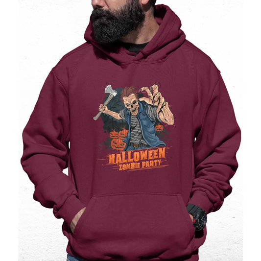 Halloween Zombie Party Colour Hoodie - Tshirtpark.com