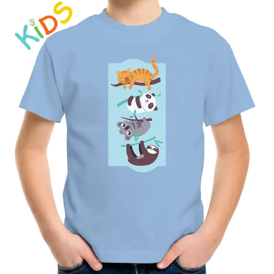 Hanging Animals Kids T-shirt - Tshirtpark.com